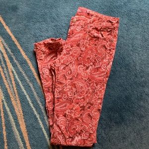 Paisley Corduroy Prana Pants ✨